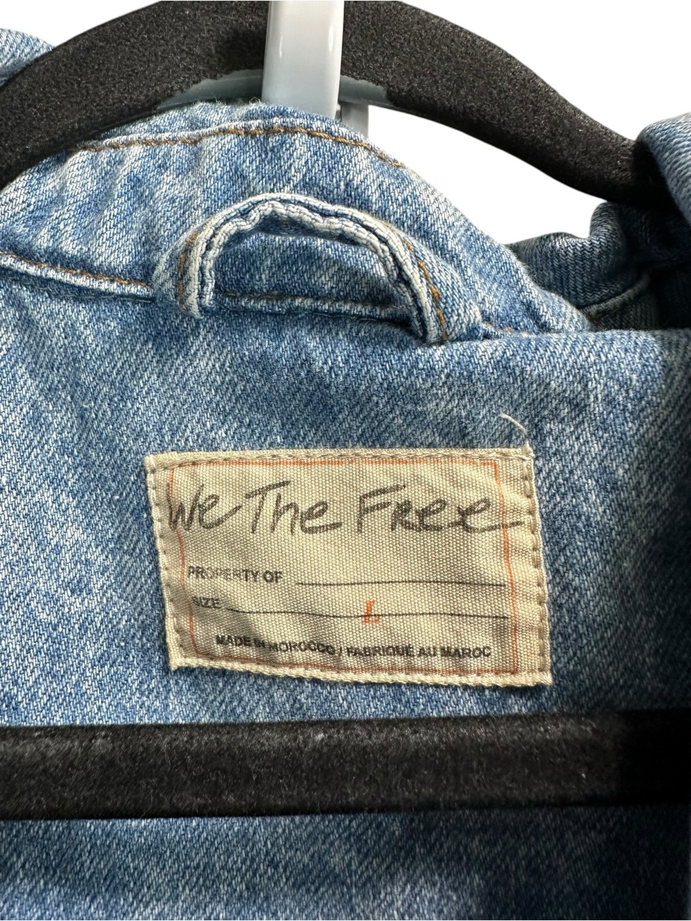 Free People We The Free Opal Swing Denim Jacket - Picture 10 of 12